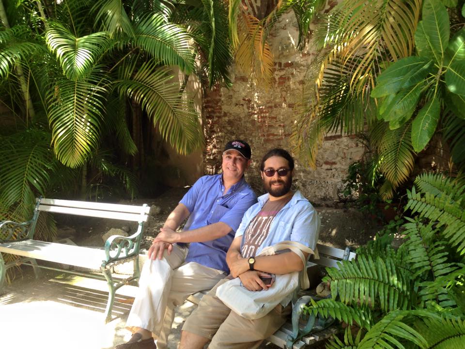 Con Christian Reynoso en Santo Domingo